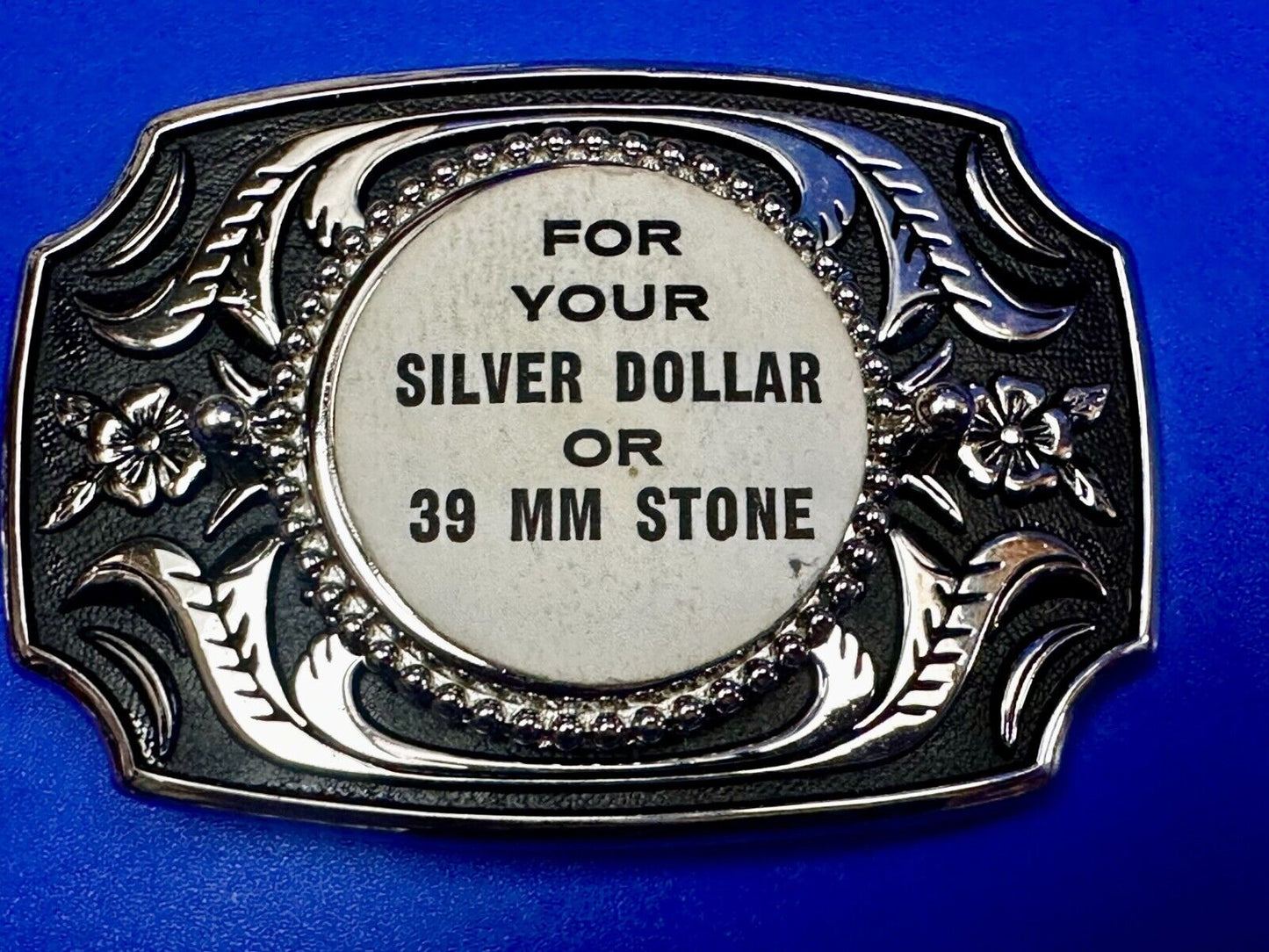 Horse Head Picture Belt Buckle - or blank for your dollar coin or 39mm stone!