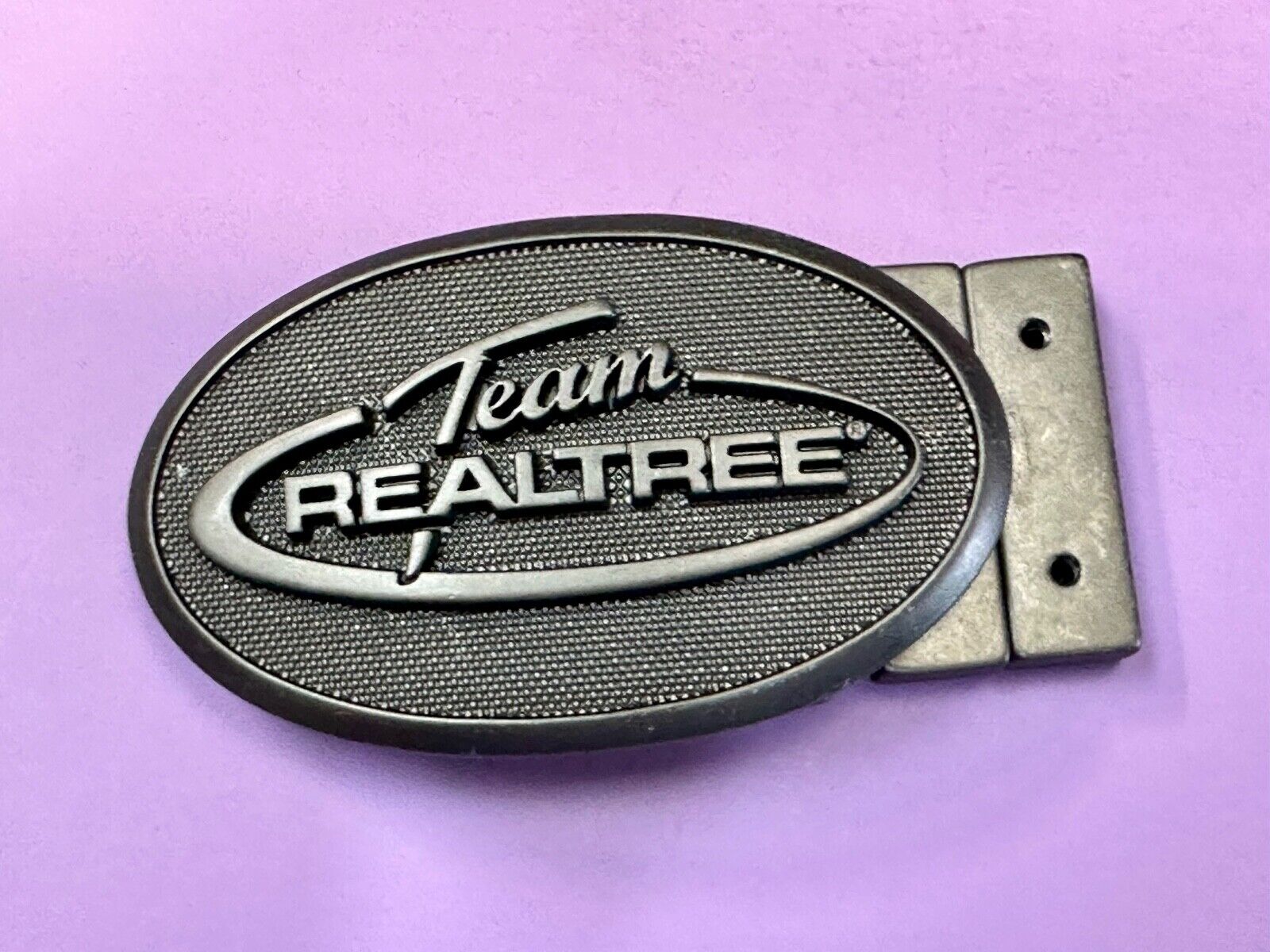 Team Realtree Hunting Accesories Duck Dynasty Advertisement Belt Buckle
