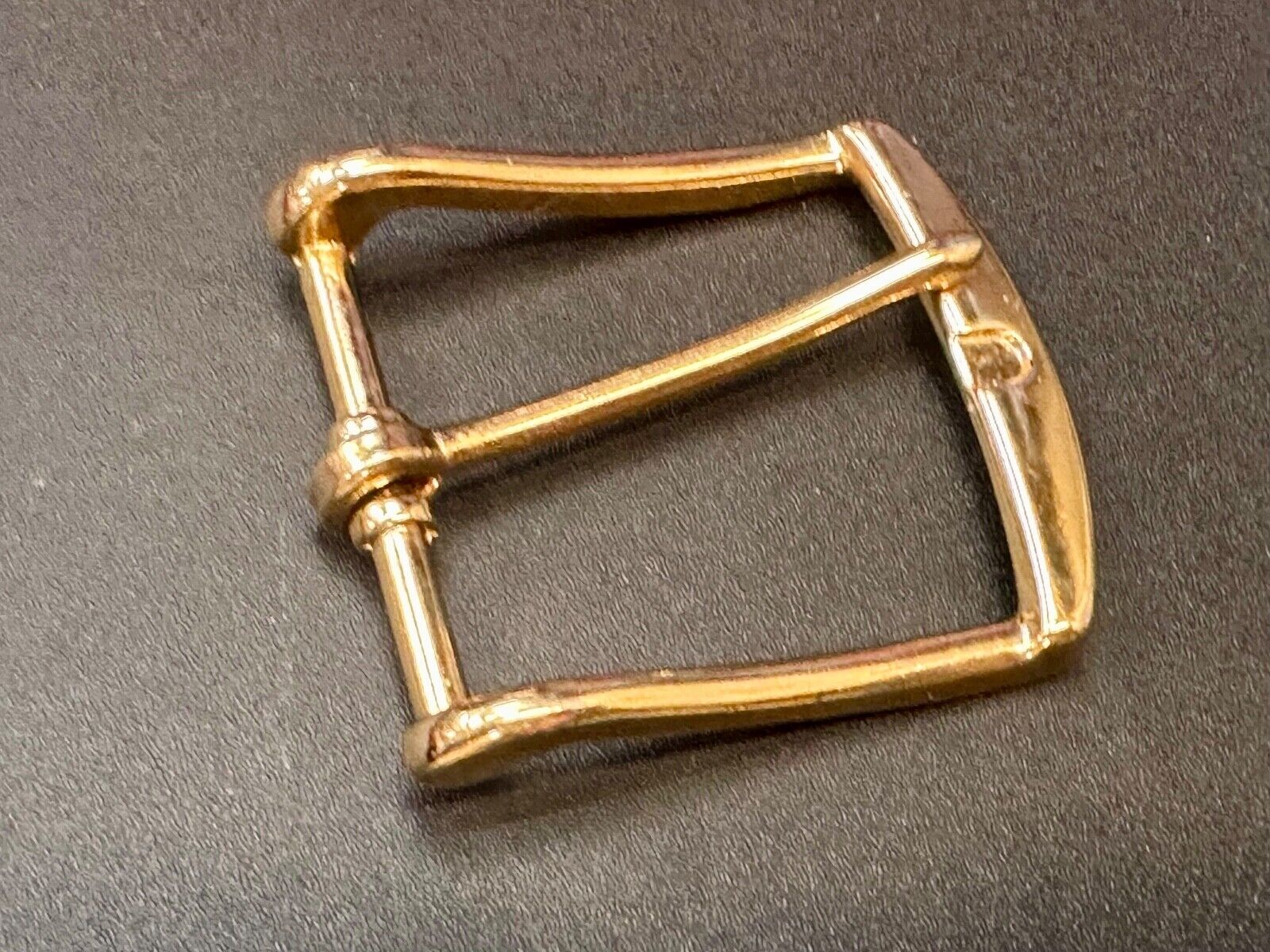 Vintage gold tone replacement belt buckle marked W