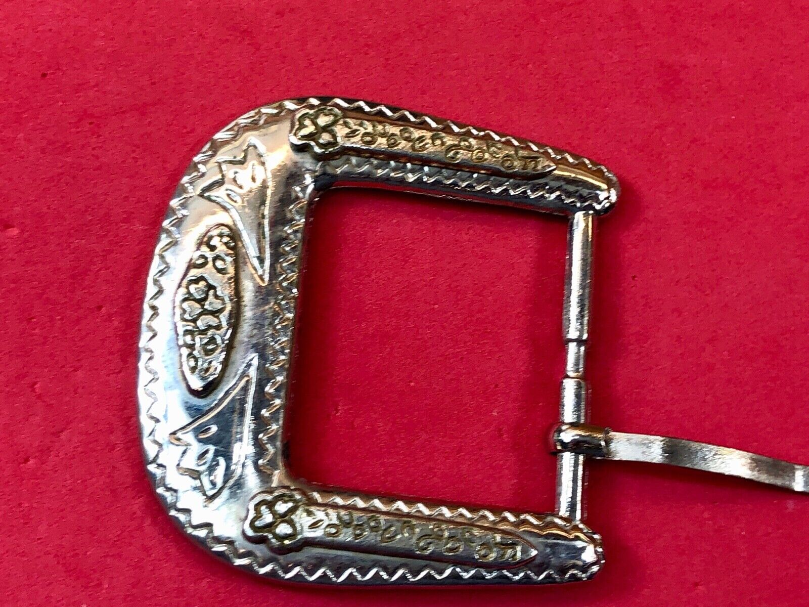 Beautiful Floral Simple Cowgirls Wide Dress Western Belt Buckle 