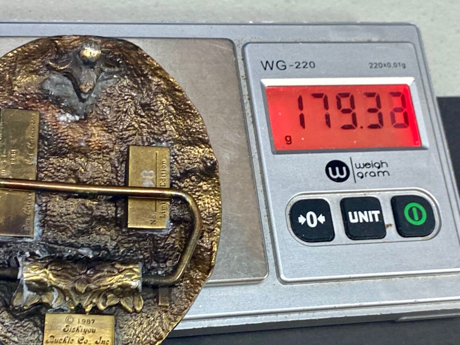 Vtg. Tisco Tractor Implement Supply Agriculture Farm Farming 52 Year Belt Buckle