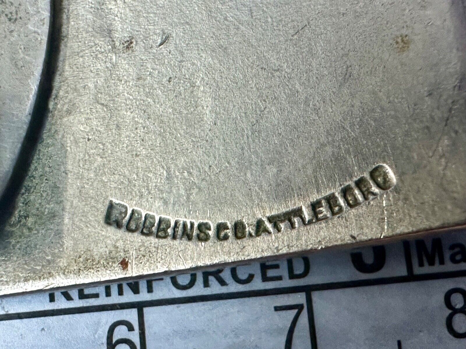 University of Oregon - Eugene Antique 1940's ROBBINS Co Attleboro Belt Buckle