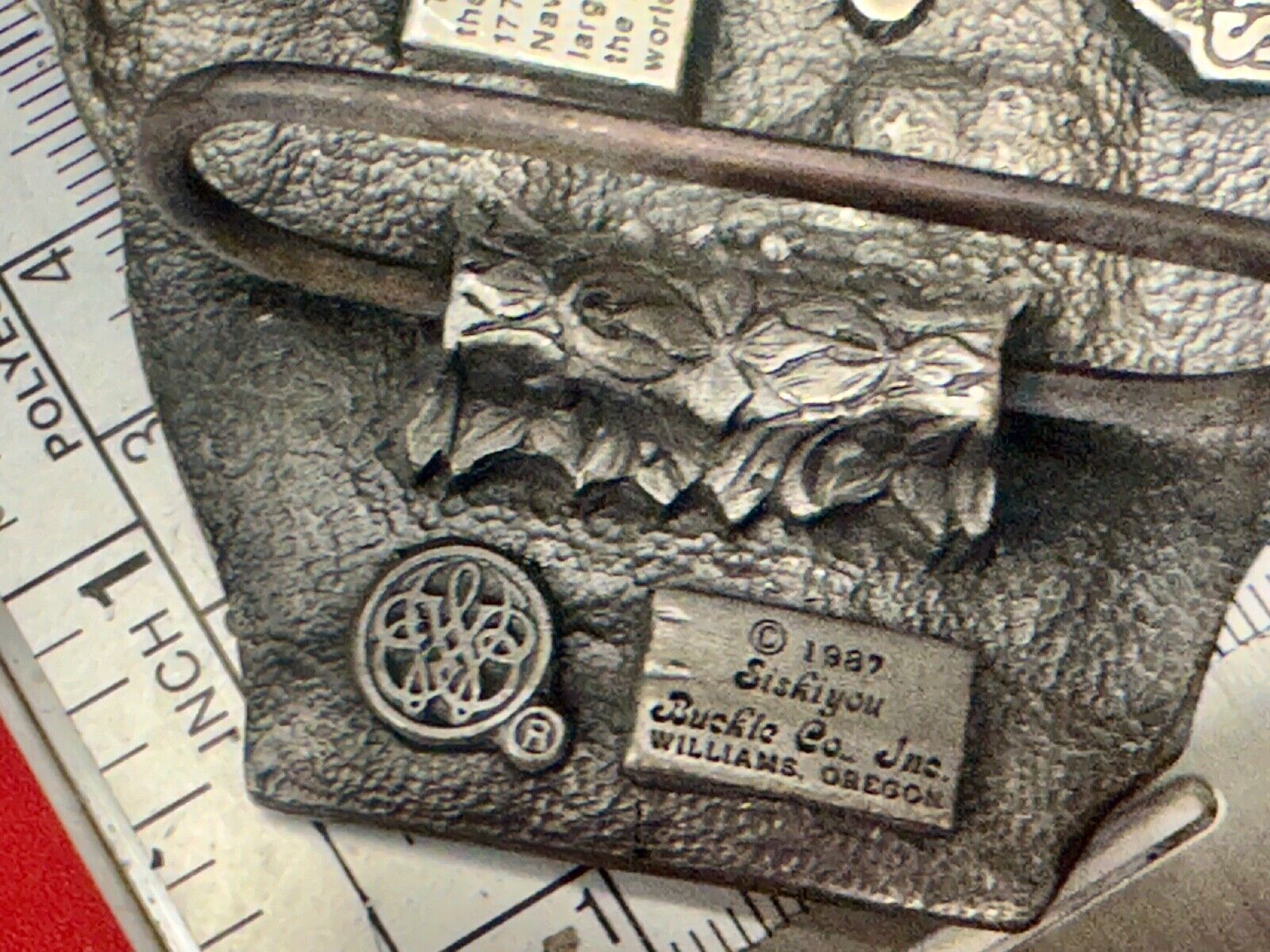 United States Navy USA Continental Congress Vintage 1987 Belt Buckle by Siskiyou