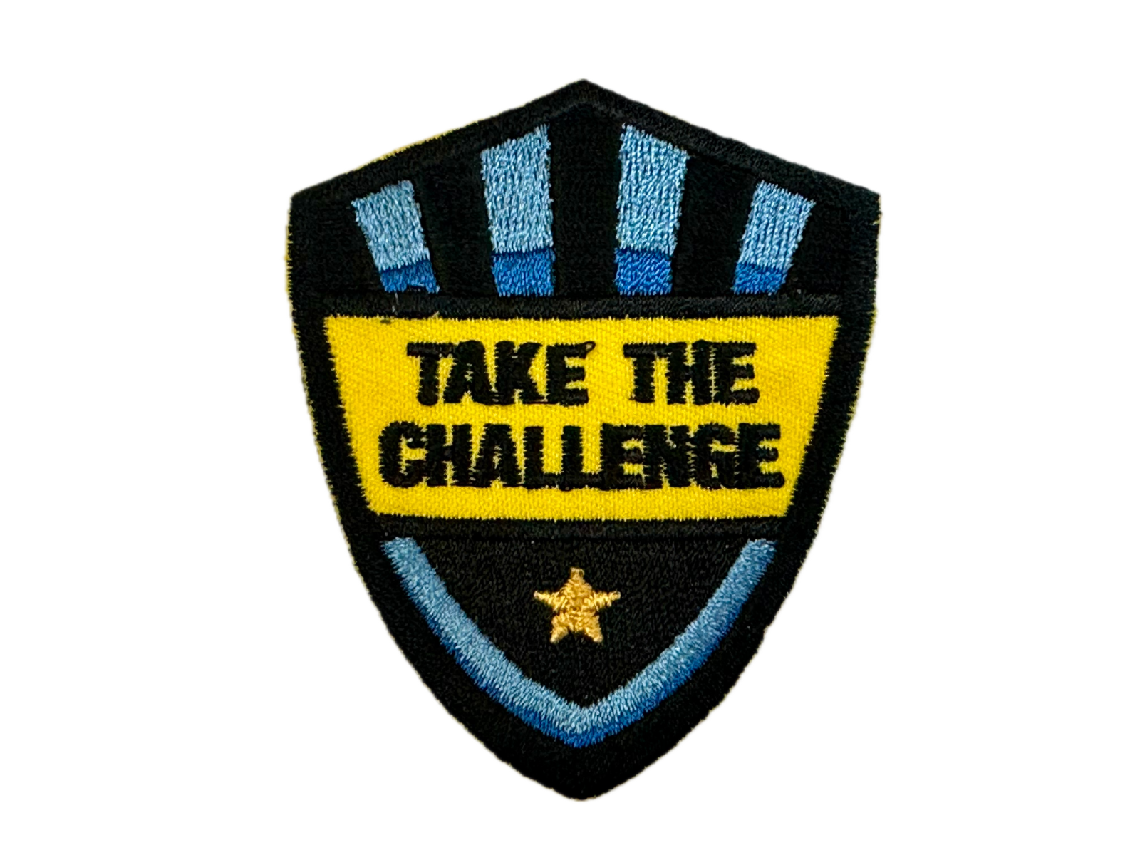Take the Challenge Military Army Embroidered Jacket Vest Patch