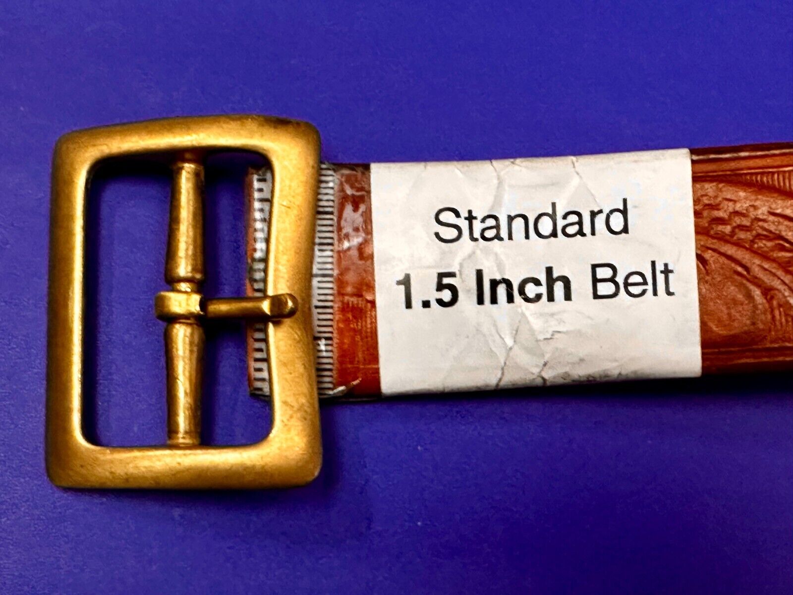 A.I. Brand Center Bar Hippy Uniform Vibe Solid Brass Replacement Belt Buckle