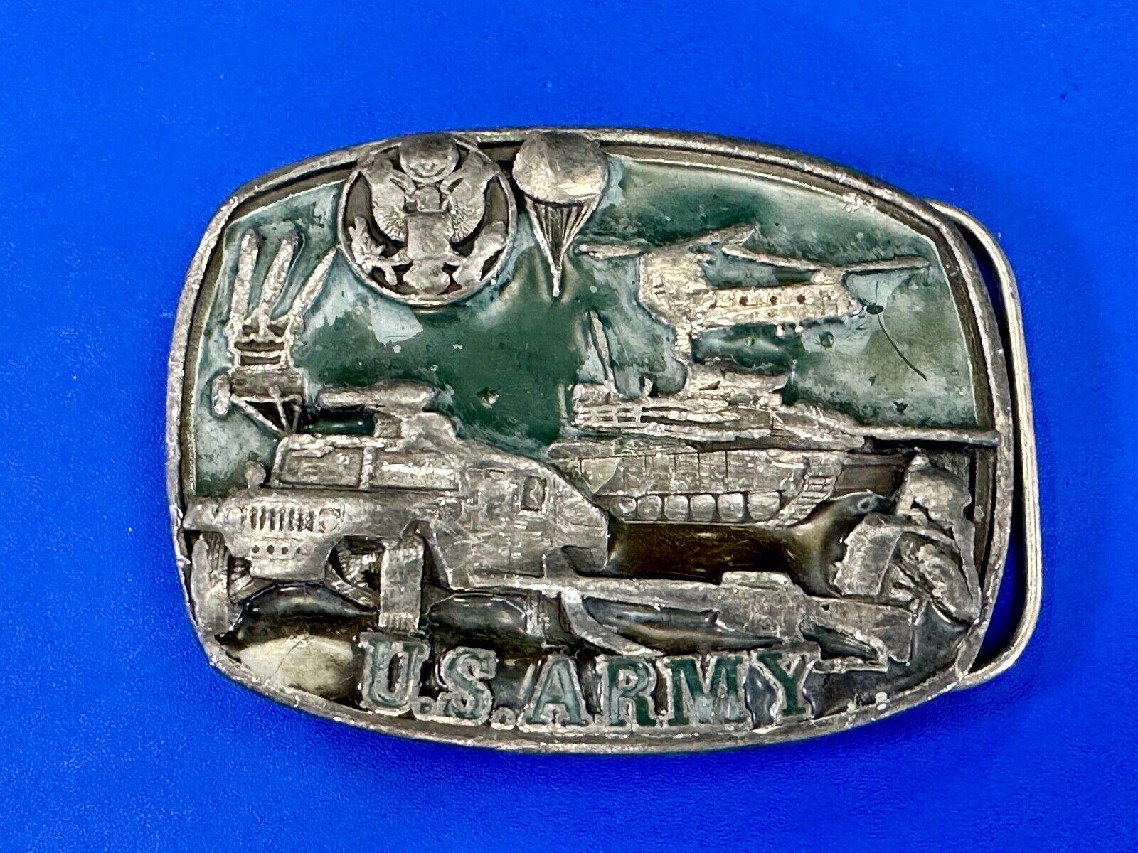 US United States Army No greater Honor than serving 91 Commemorative belt buckle