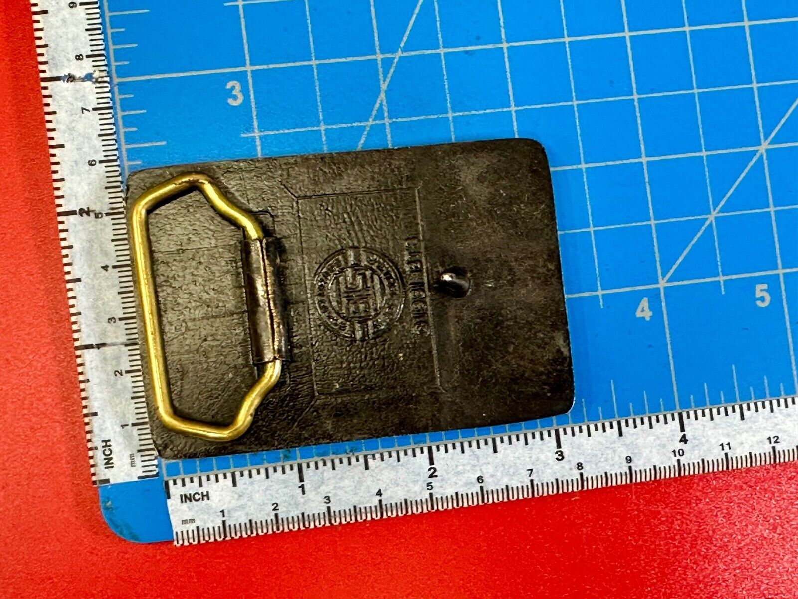 Union Pacific Railroad We can Handle it vintage Solid Brass Belt Buckle BTS