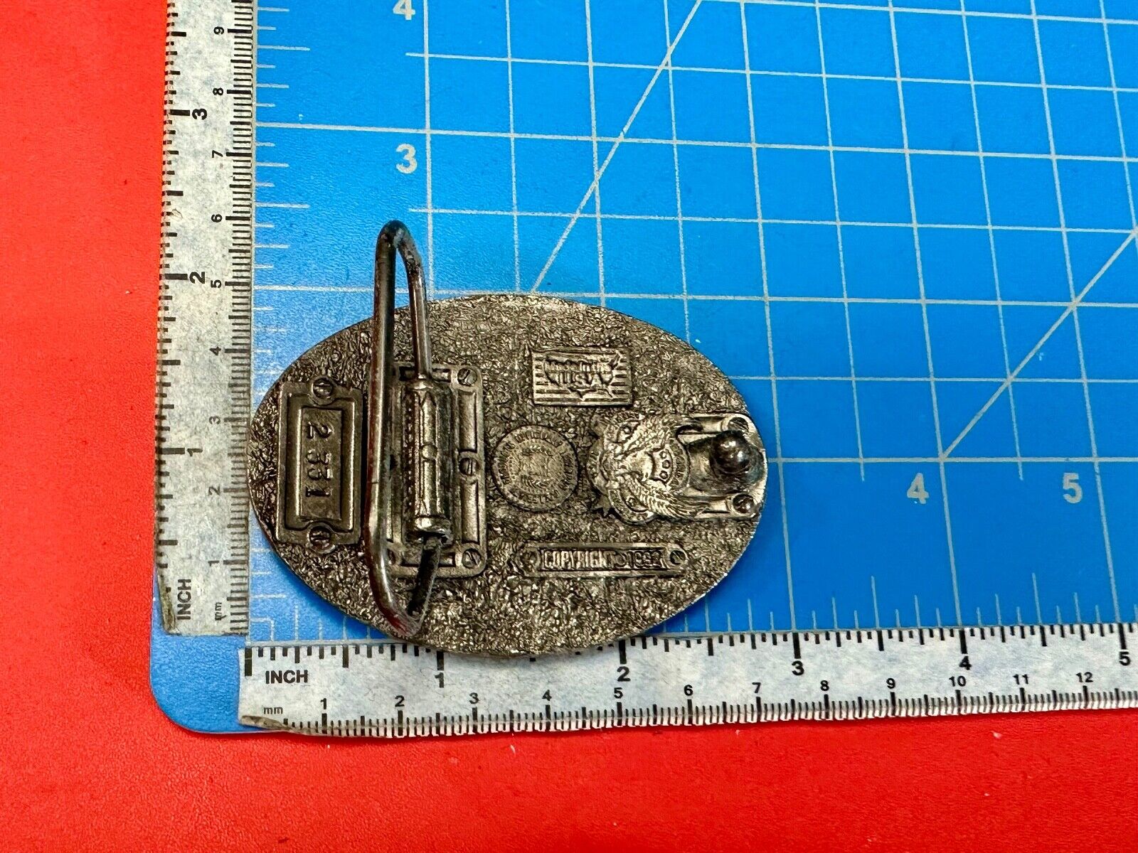 University of Louisville Cardinals Vintage 1992 Great American belt buckle Co.