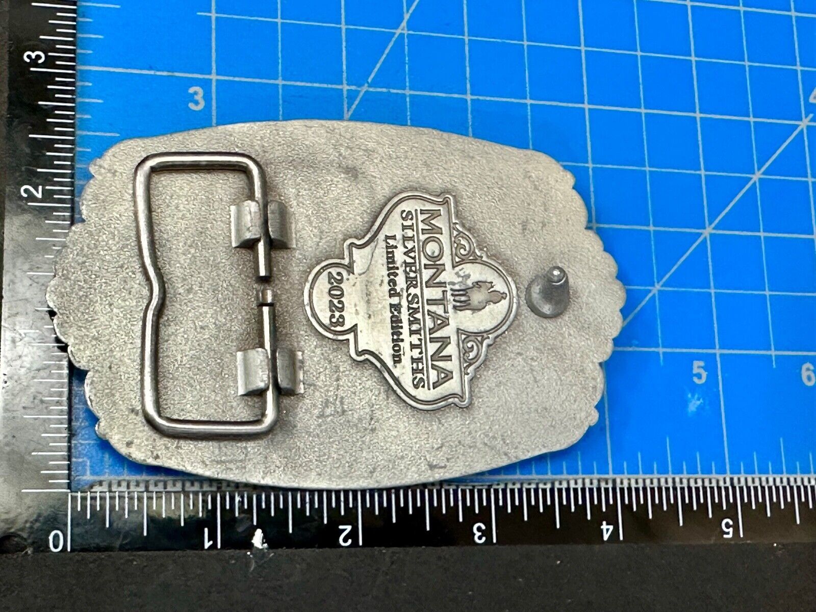 2023 Pendleton Whisky Let'er Buck Montana Silversmith Rodeo Cowboys Belt Buckle