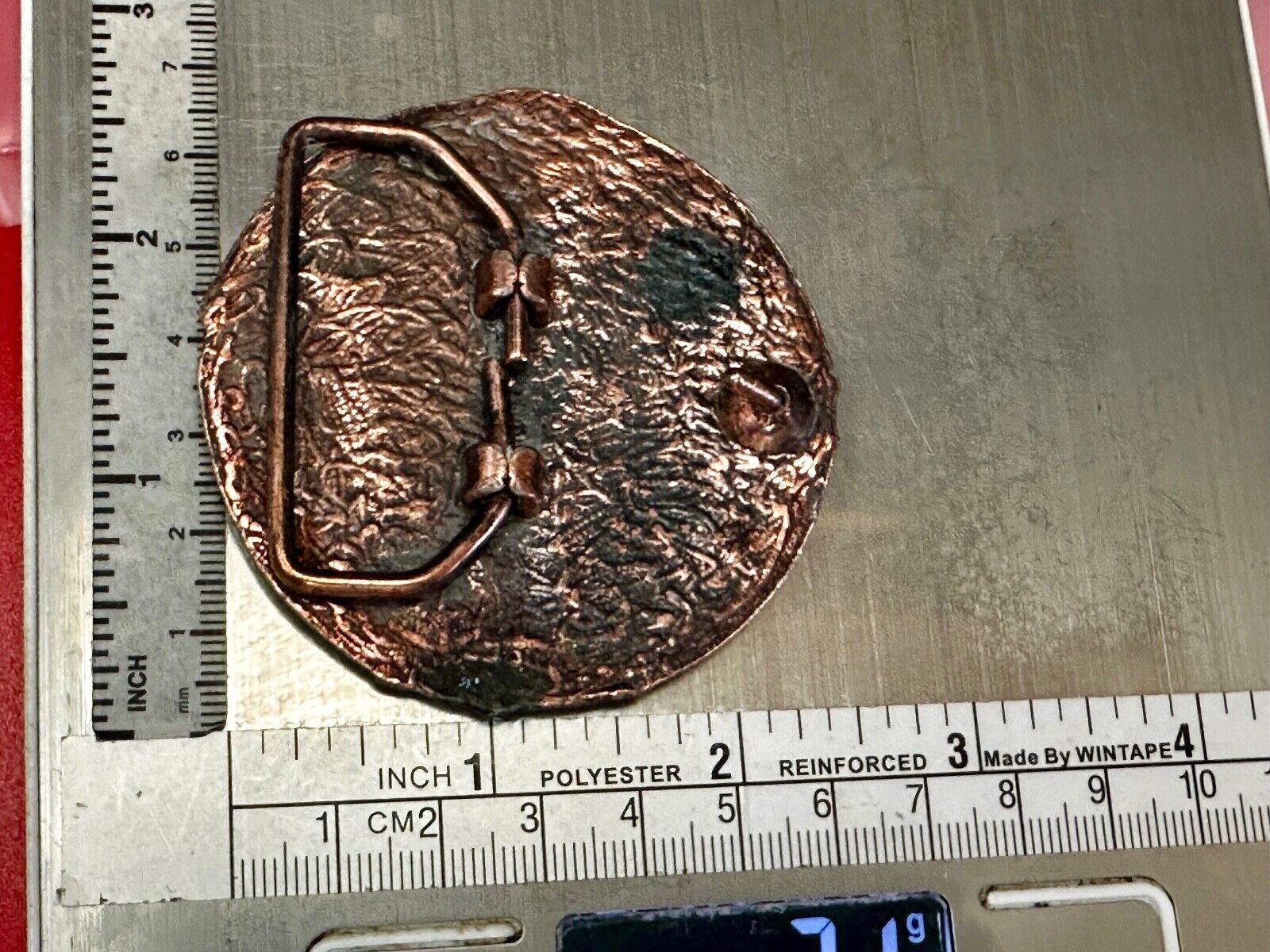 7th Seventh Cavalry Rough Rider Horse Head Vintage Belt Buckle