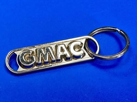 Vintage GMAC numbered Lost Key Return Promotional Keychain - Key Ring Chain