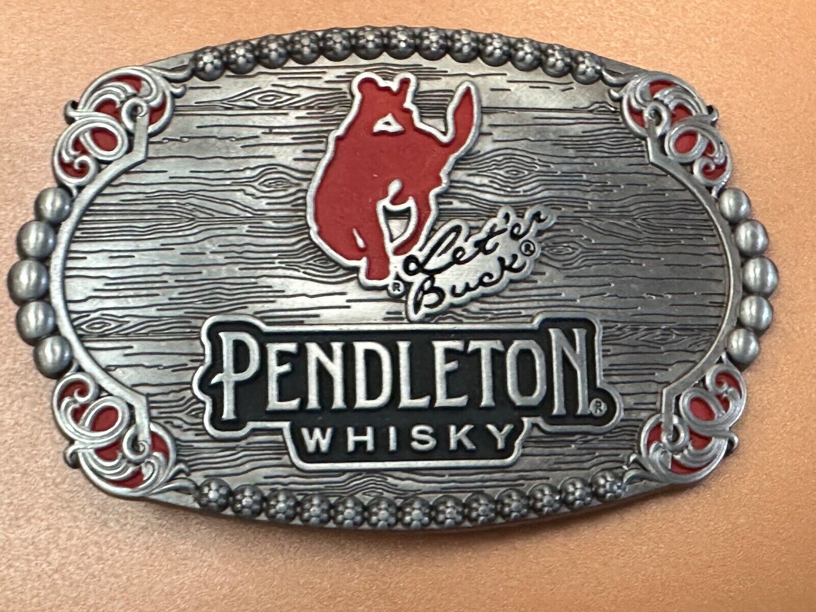 2023 PENDLETON WHISKY BELT BUCKLE MONTANA SILVERSMITHS COWBOY RODEO IN PACKAGING