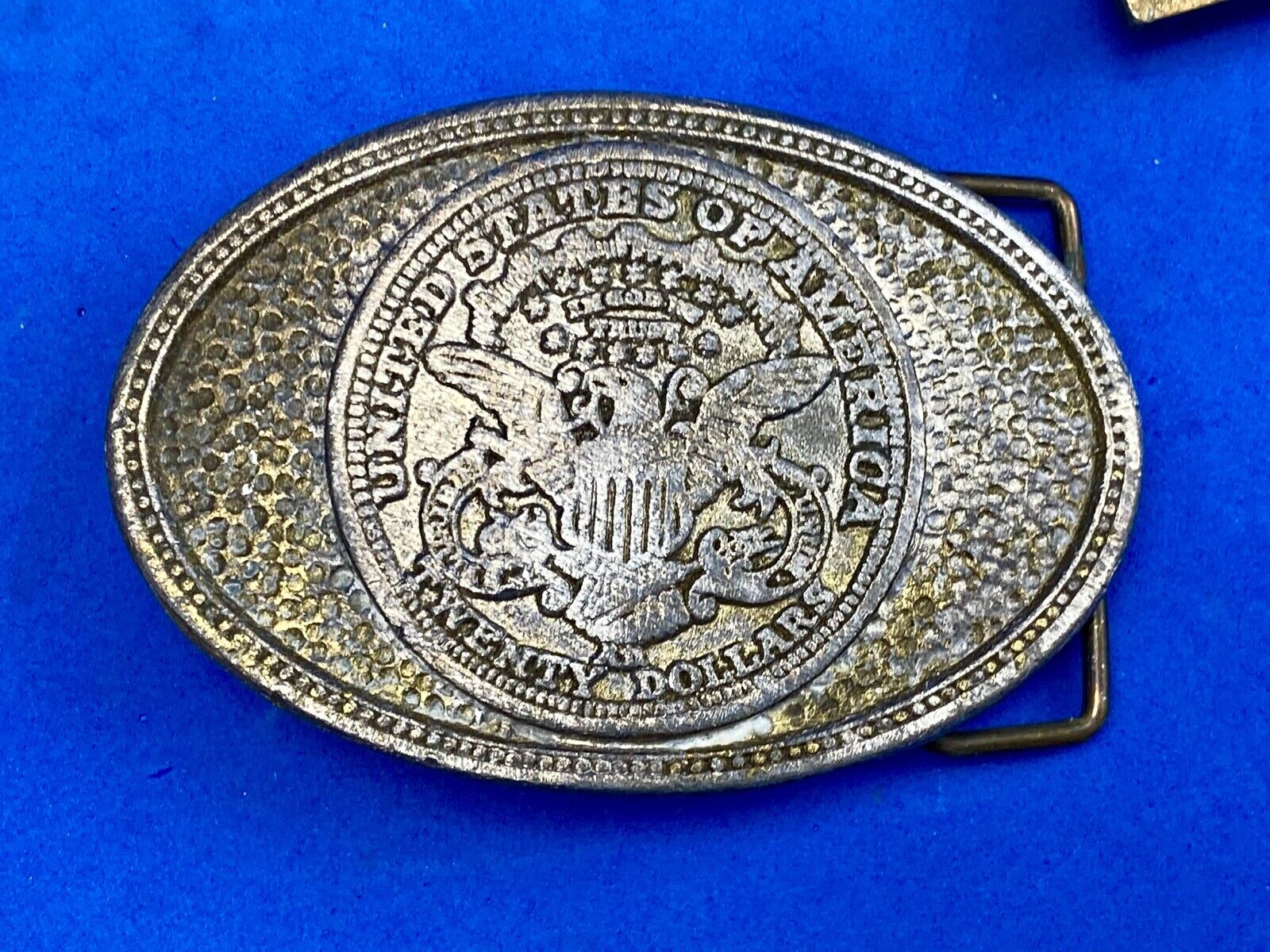 United States of America Twenty Dollar belt buckle by CDC Metal Works 