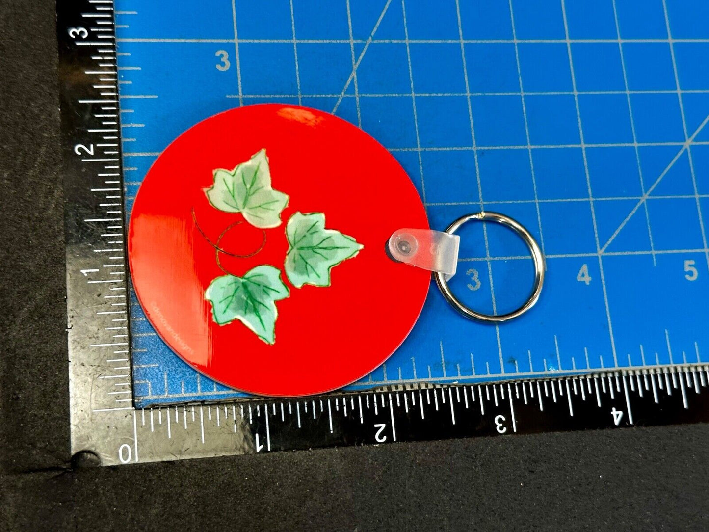 Alpha Phi Sorority Custom Holliday Round Keychain - Key Ring Chain