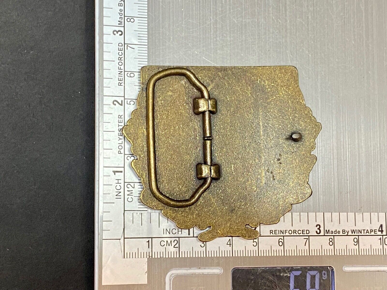 United States Shooting Team 1992 Aiming For Barcelona Cutout Belt Buckle 