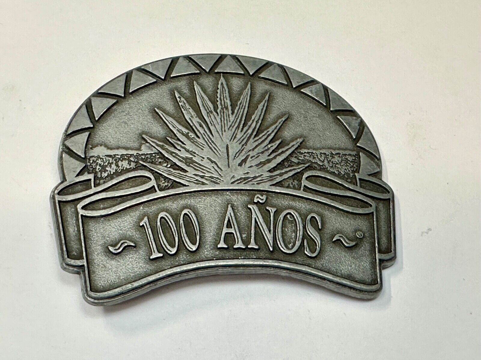 100 Anos (Years) Tequila Company Promo Advertising Belt Buckle