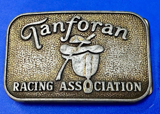 Tanforan Horse Racing Association Vintage Belt Buckle by California Trophy SF