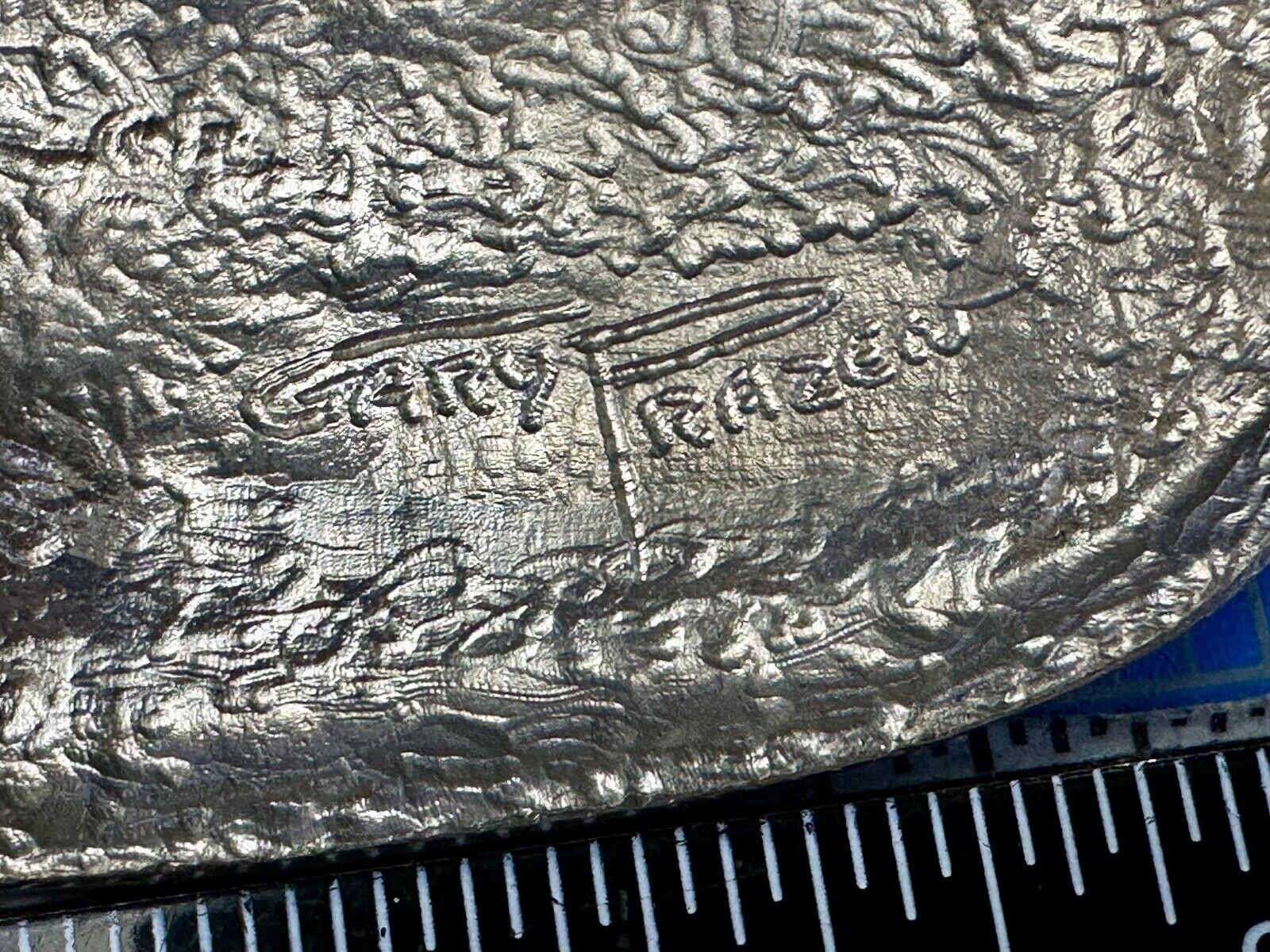Utah Railway Co Vtg Train Railroad 83 Years - Gary Prazen Sculpture Belt Buckle