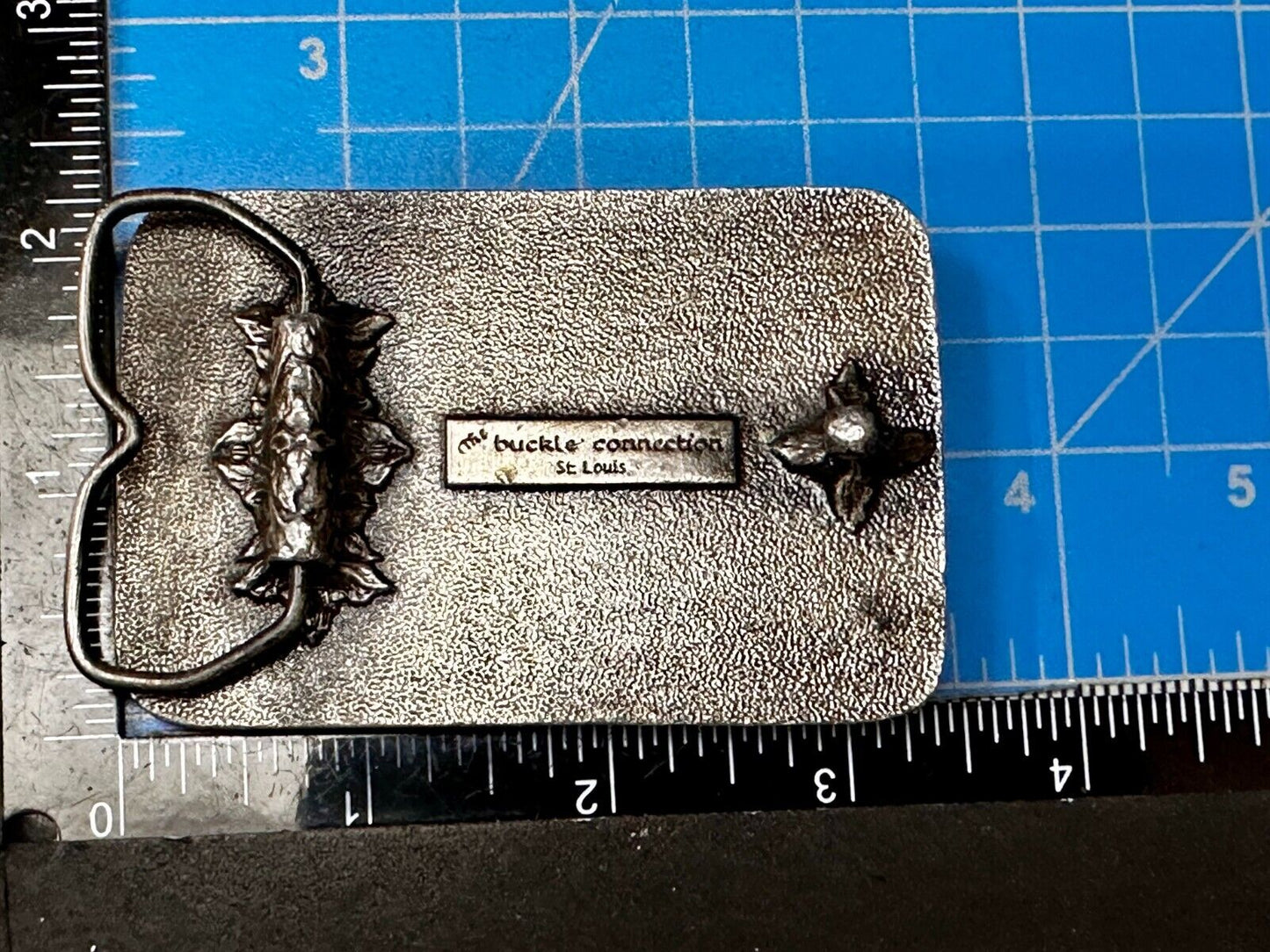 A-10 Thunderbird Warthog Air Force Fighter Jet Silver Tone Vintage Belt Buckle