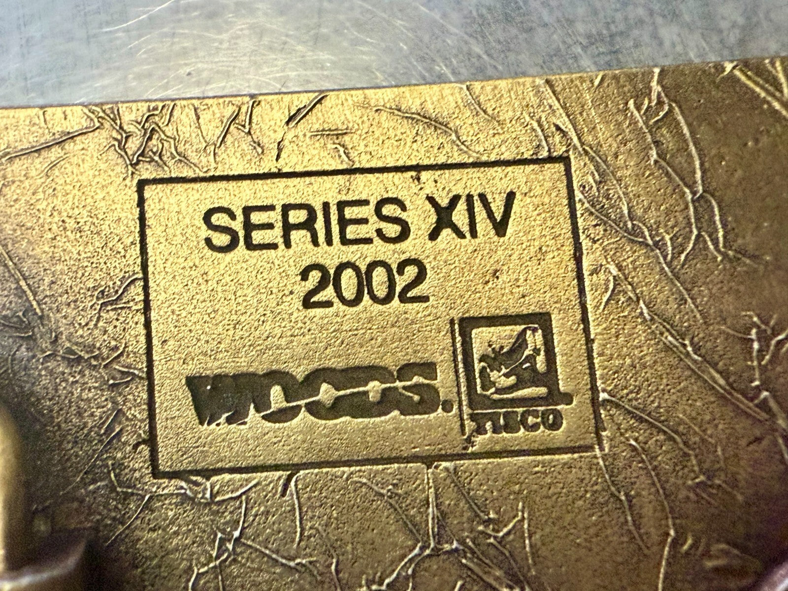 TISCO The Leader in Aftermarket Parts 65 Years 1937-2002 SPEC-CAST Belt Buckle