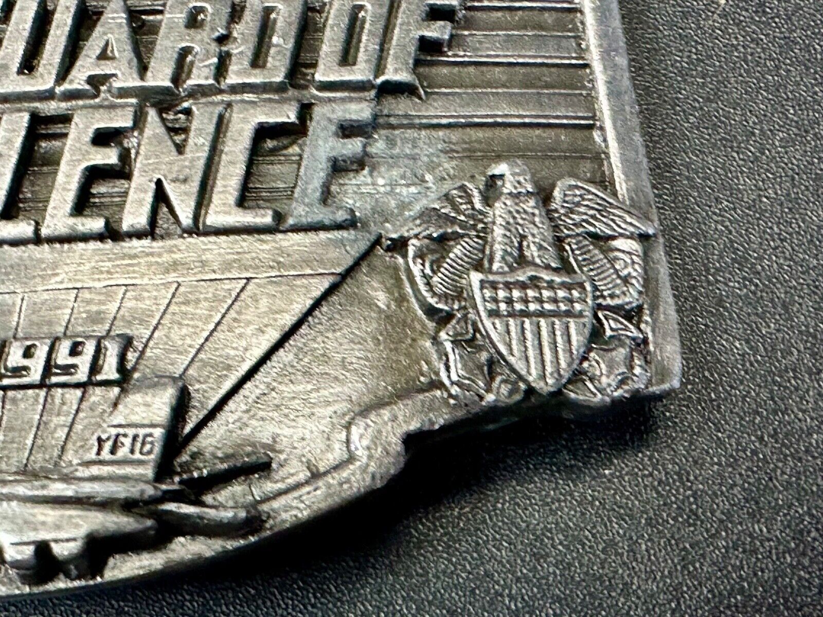 VFW Foreign Wars Veterans Vtg. Vanguard Excellence Award Siskiyou Belt Buckle