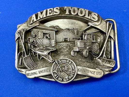 Ames Tools, helping America Grow 1989 Siskiyou Belt Buckle Lawn & garden supply