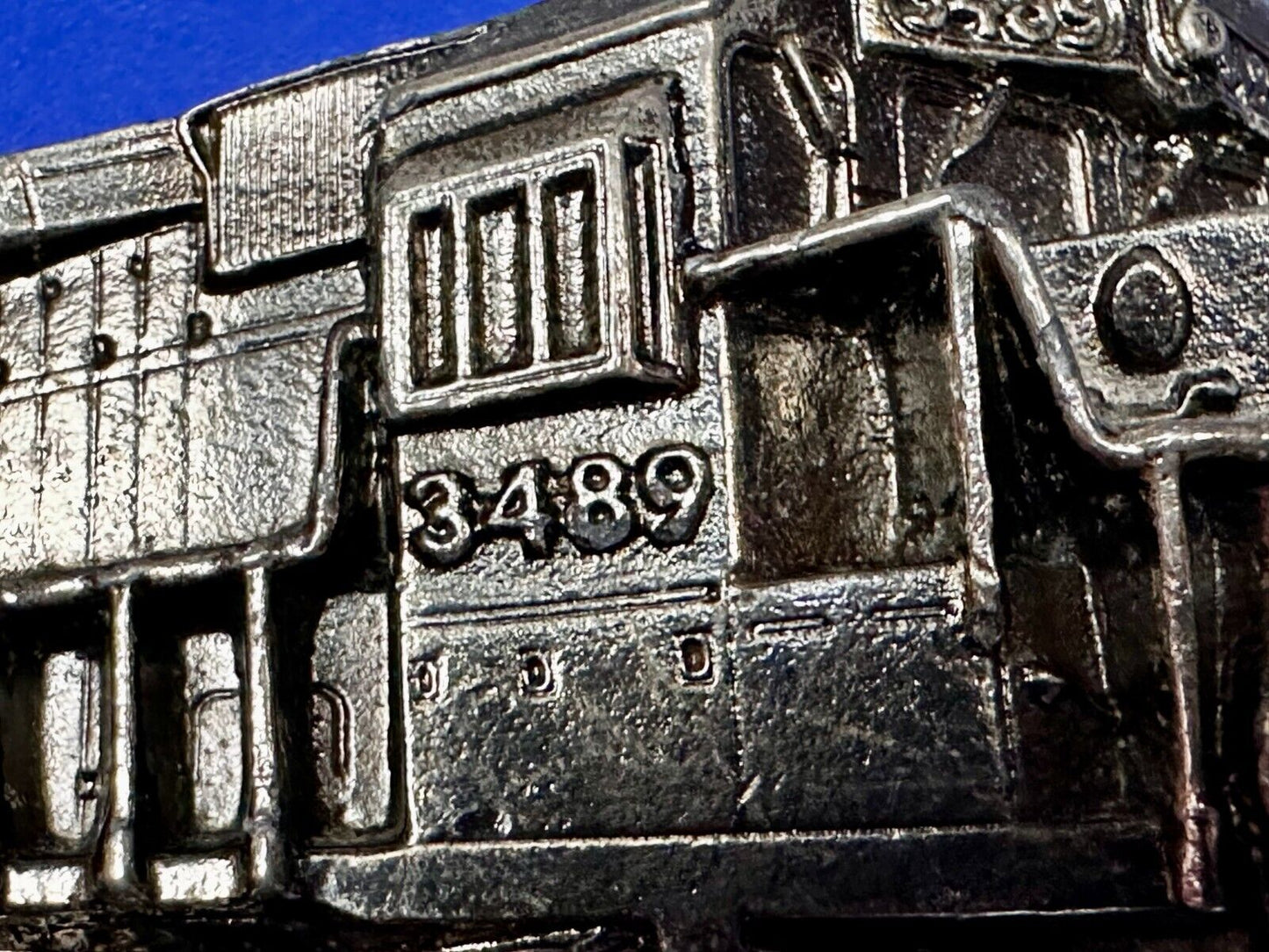 3489  Train Locomotive RailRoad Vintage 1980 - The Great American Belt Buckle Co
