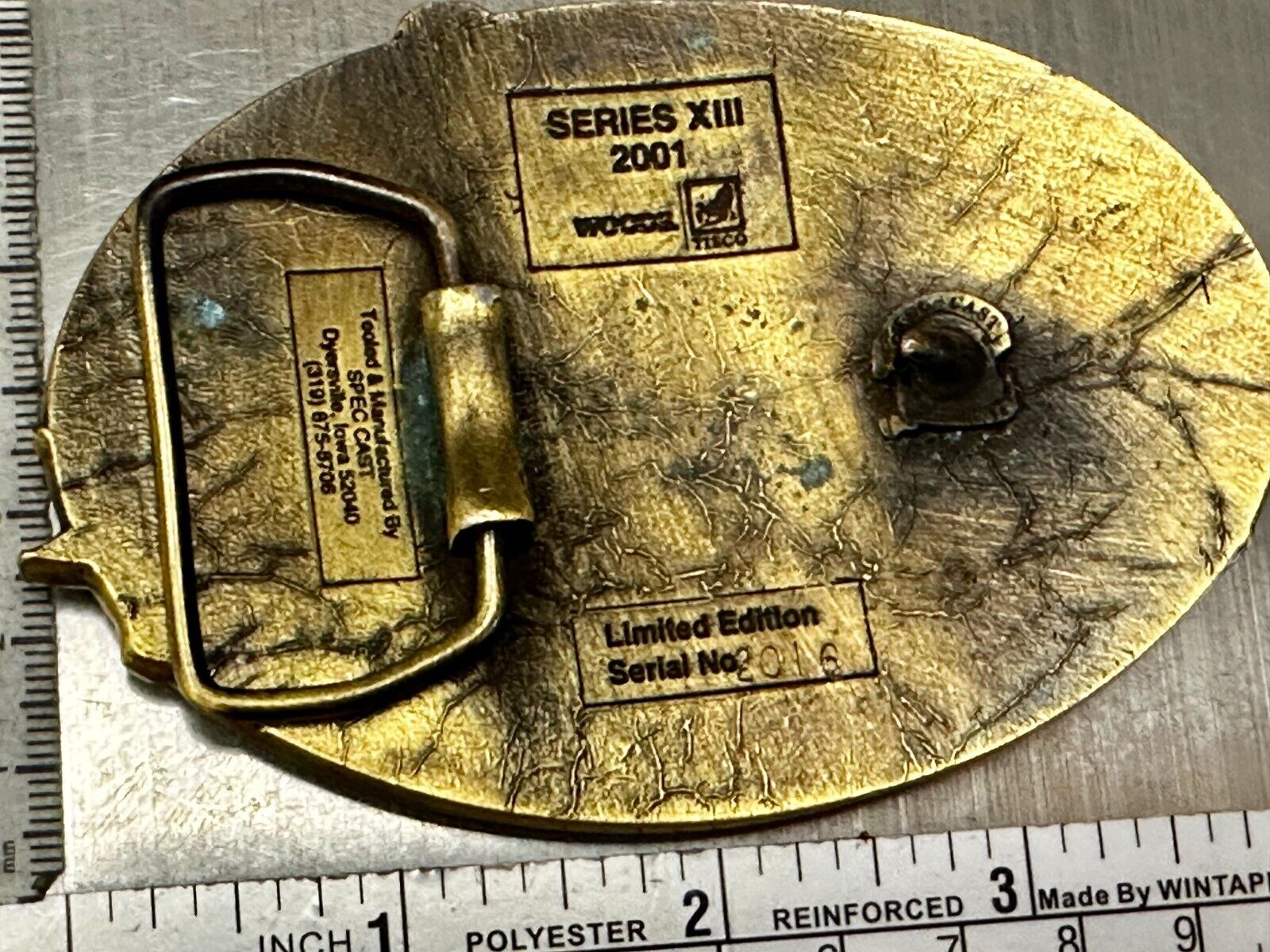 64 Years TISCO Tractor Implement Supply company NOS Belt Buckle by Speccast