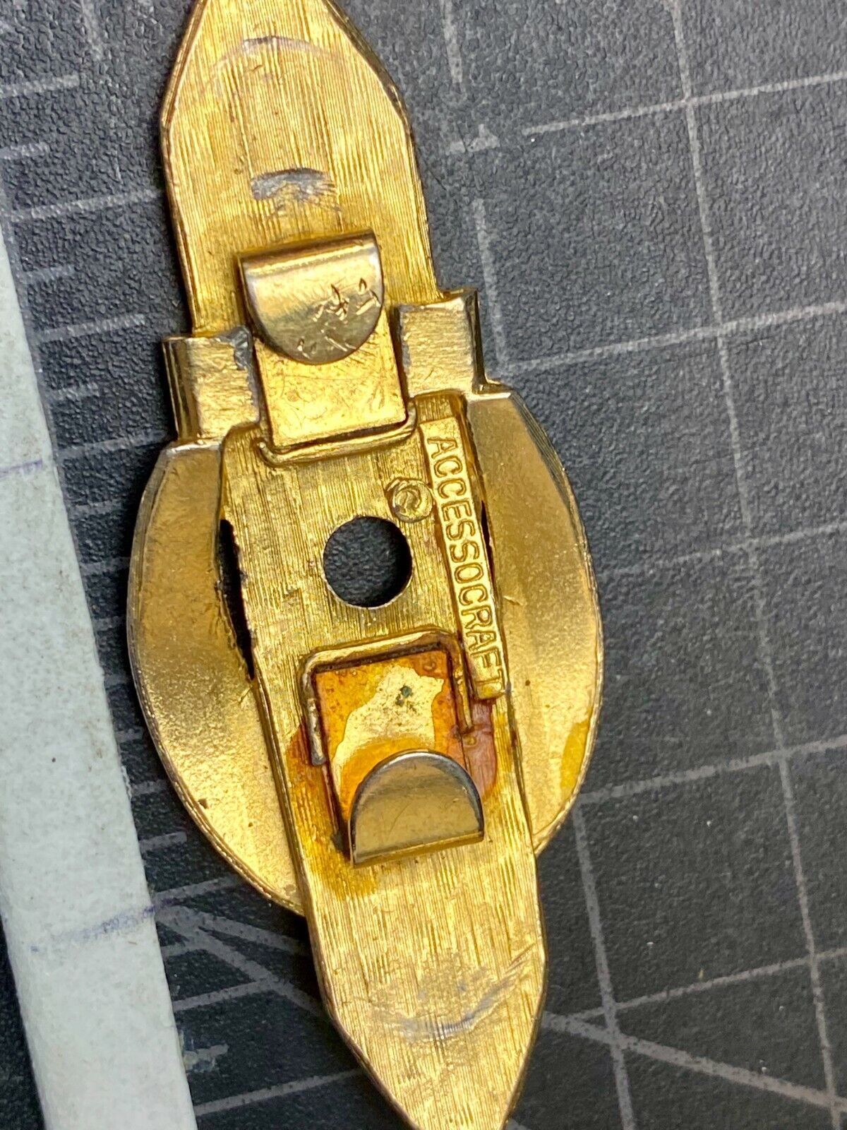Vintage Lot Of Gold Tone Belt Buckle