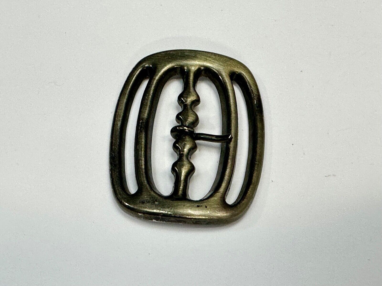 unique small brass tone replacement SMALL belt buckle