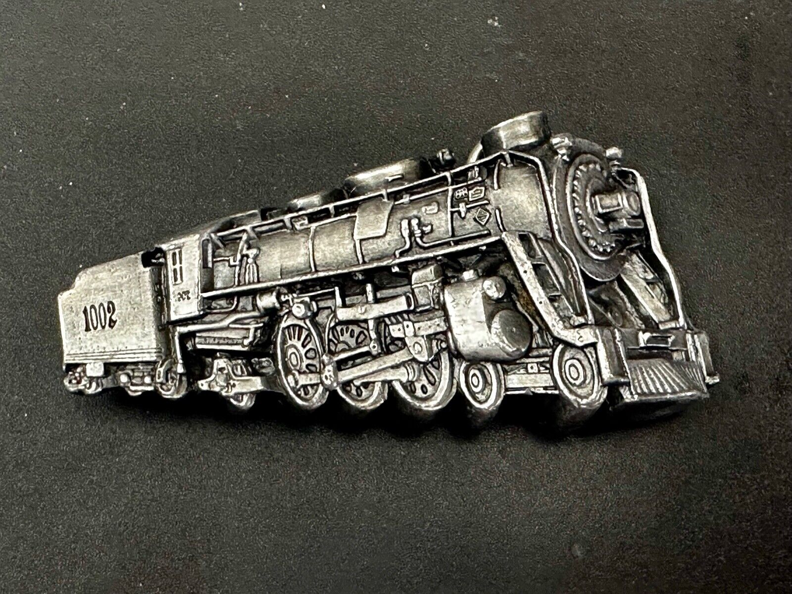 1002 RR Steam Engine Train Rail Road collectable 1978 Bergamot Belt Buckle