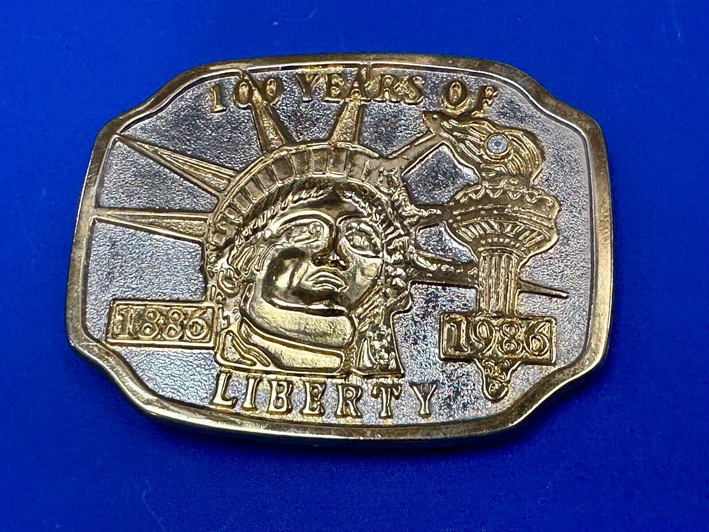 100 years of The Statue of Liberty New York City Commemorative  belt buckle