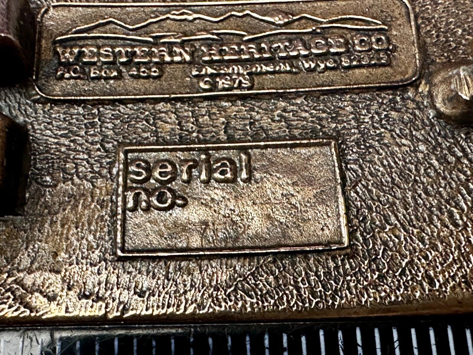 US Forest Service Vintage 1979 Commemorative Belt Buckle by Western Heritage Co