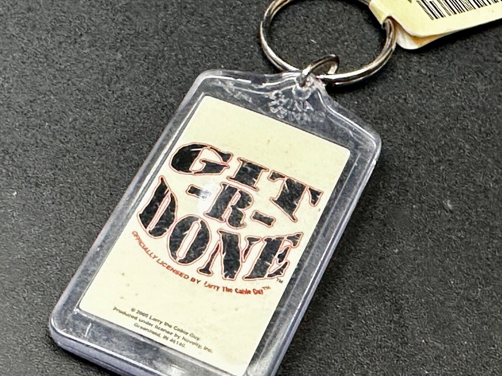 That's Funny Right There Larry The Cable Guy NOS Green Color Keychain Key Ring
