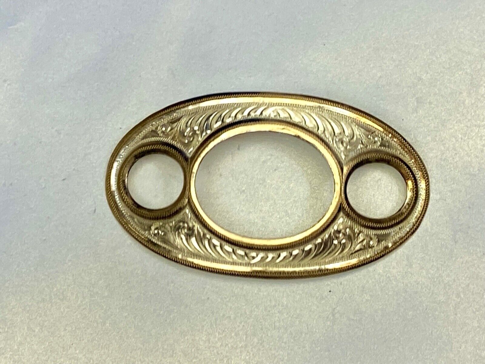 Unique Shape, Mixed Metal Western Flower Swirl Belt Buckle Scarf Shoe Purse Clip