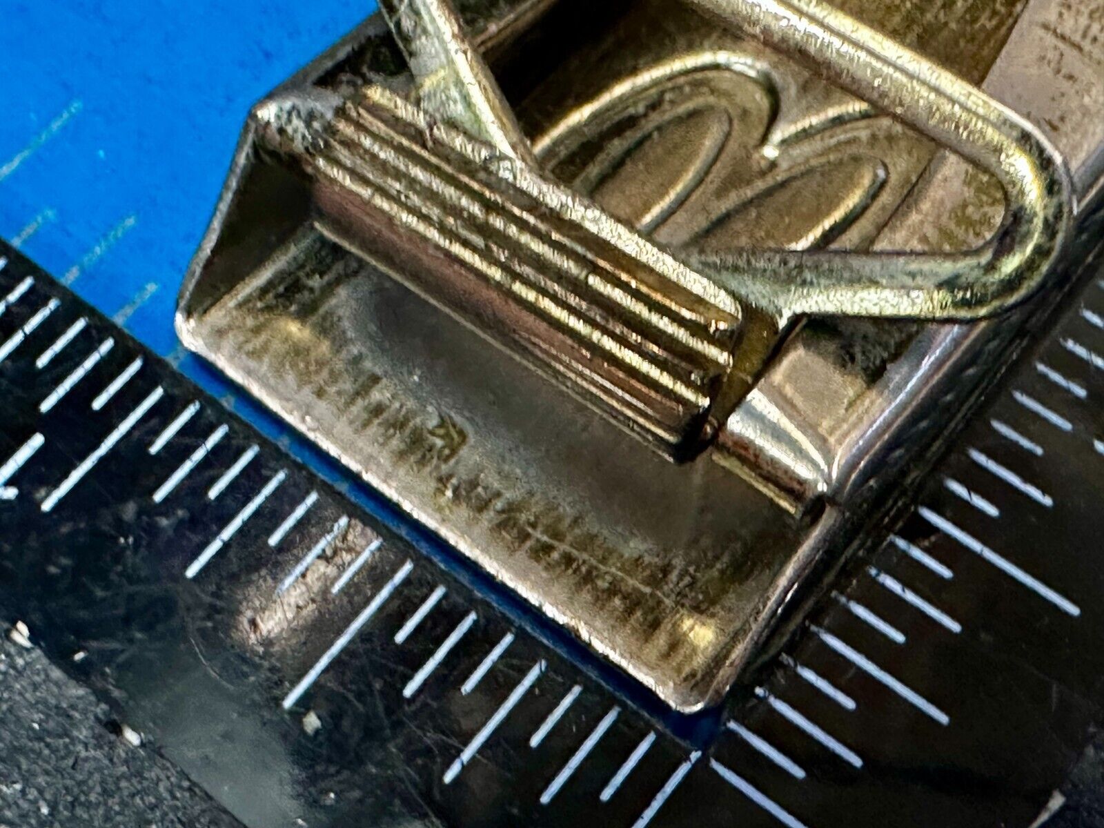 Antique Letter Monogram Initial E Art Deco Style Belt Buckle