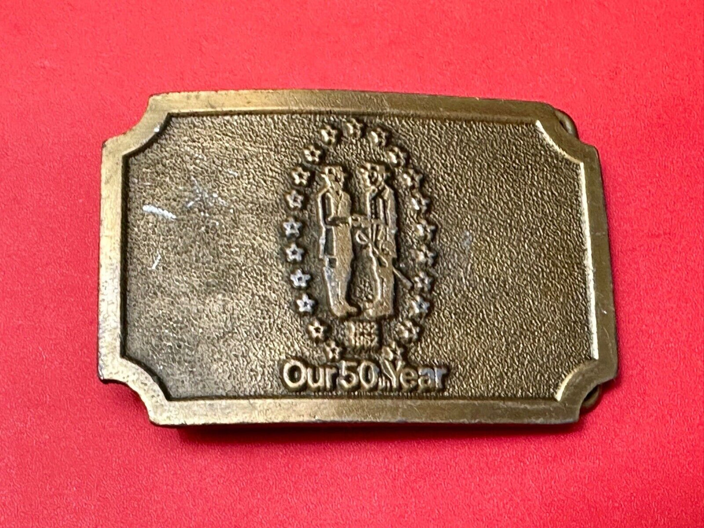 1932- 1982 Our 50th year belt buckle by Hitline - unknown to me!