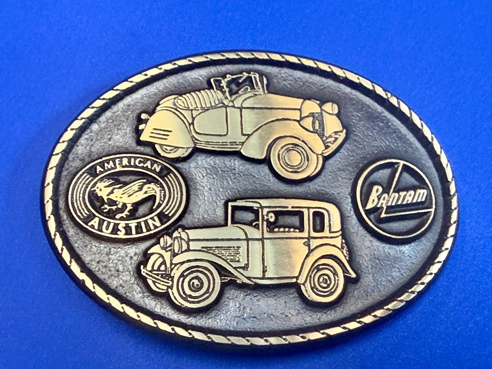 American Bantam Austin Classic Car Automobile Collectors Vintage NOS Belt Buckle