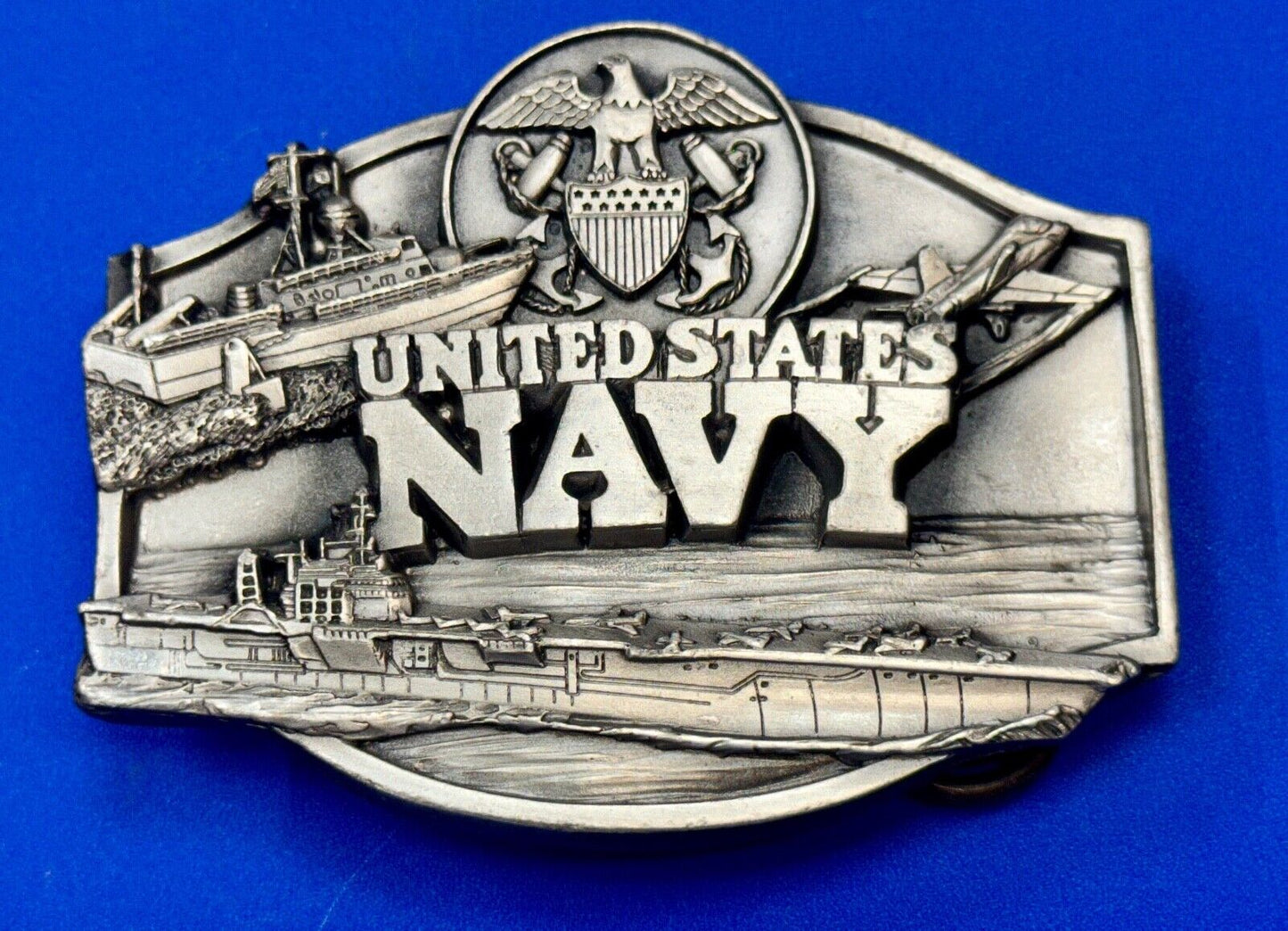 United States Navy USA Continental Congress Vintage 1987 Belt Buckle by Siskiyou