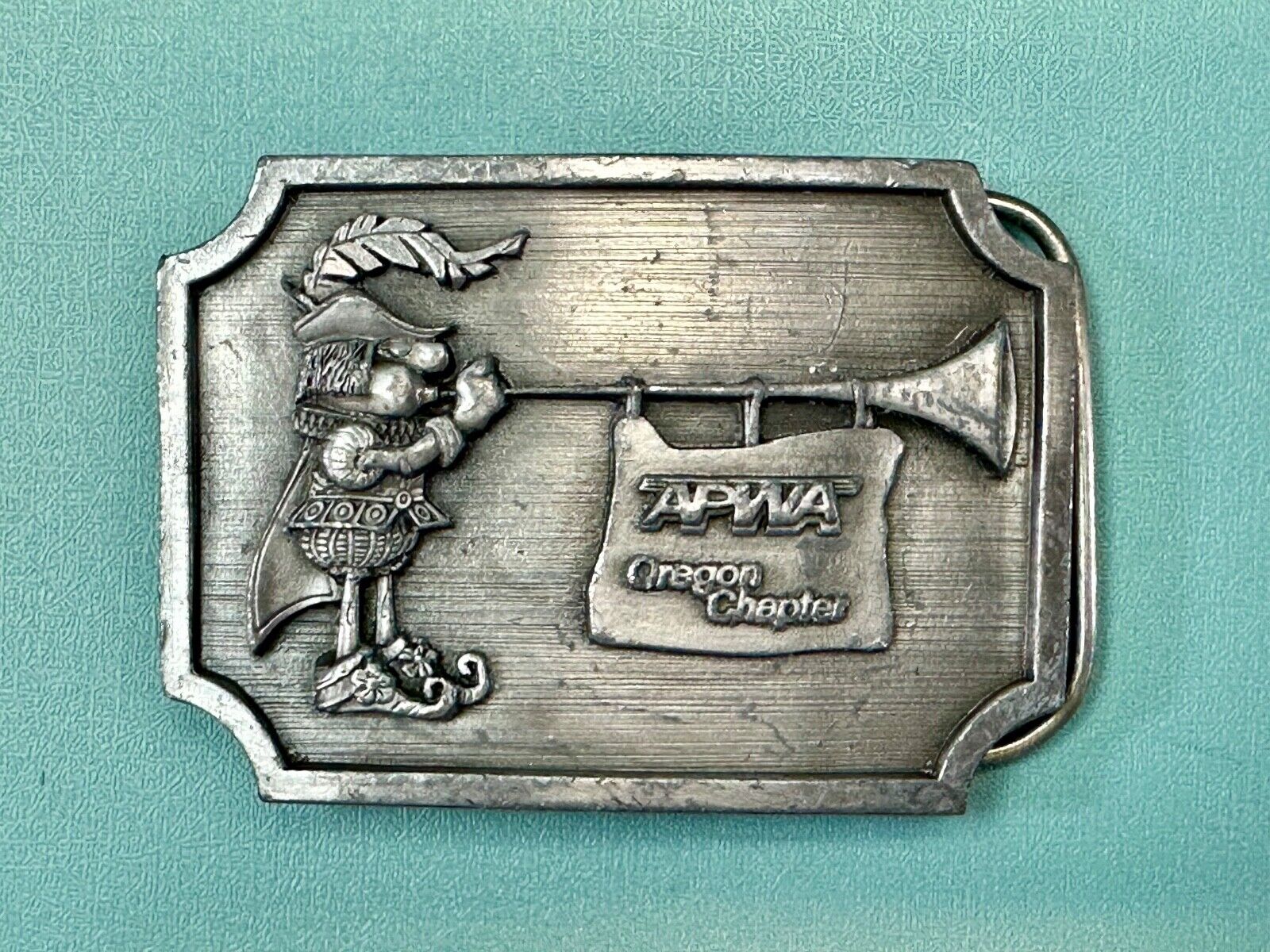 APWA Oregon chapter American Public Works Association Conference belt buckle