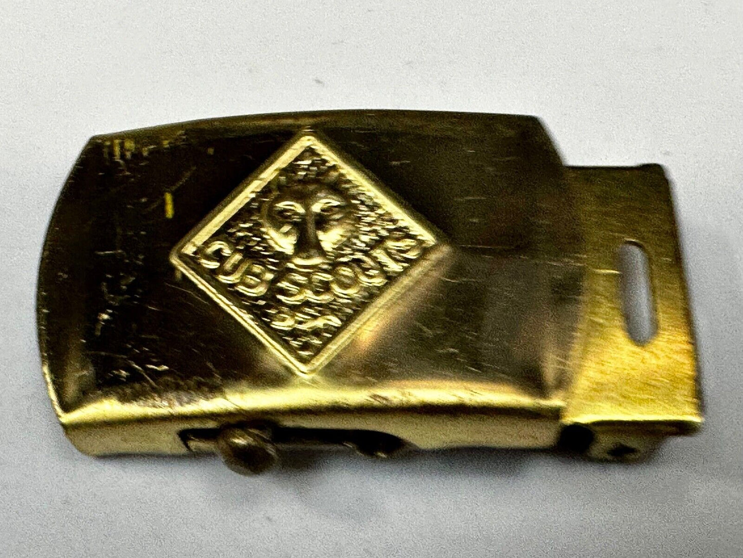 Vintage Cub Scouts Vintage Wolf BSA Solid Brass Replacement Uniform Belt Buckle