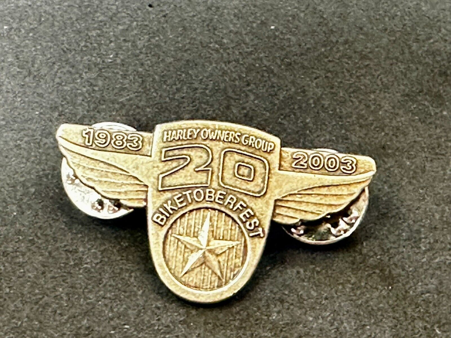 BikeToberfest 20 year Celebration 2003 Harley Davidson Motorcycles Pin