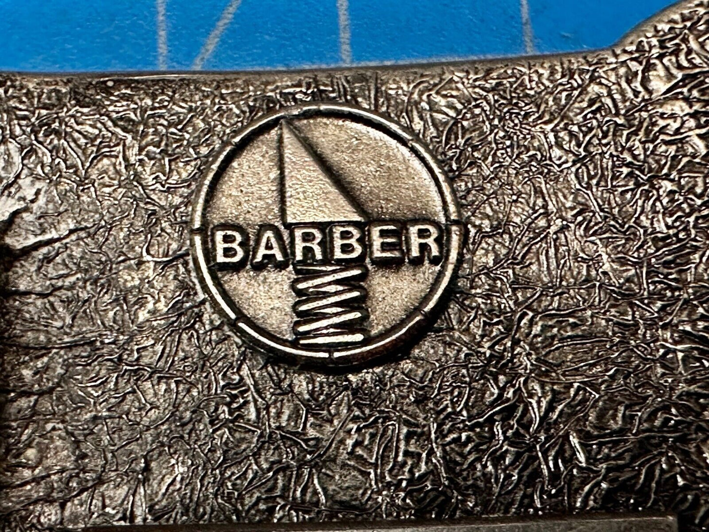 BARBER Standard Car Truck Freight Transport Company Rail Road Train Belt Buckle