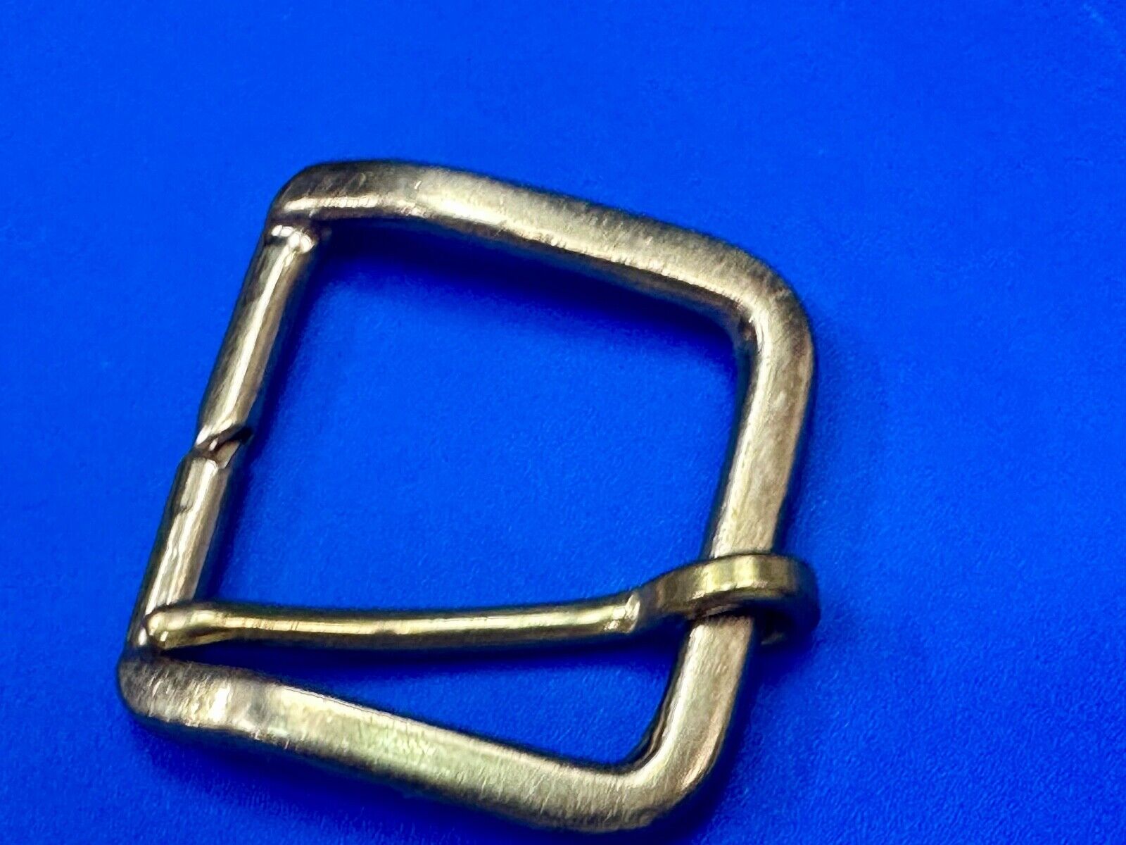 Vintage  replacement belt buckle marked W with unique angle