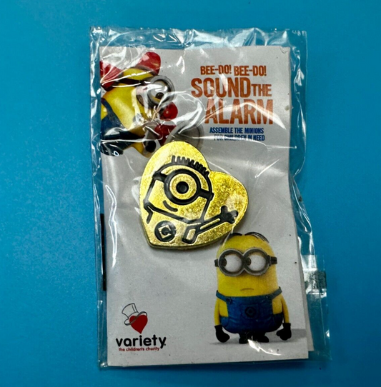 Bee-Do Despicable Me Minion Stuart Kevin Heart Pin by Variety Childrens Hospital