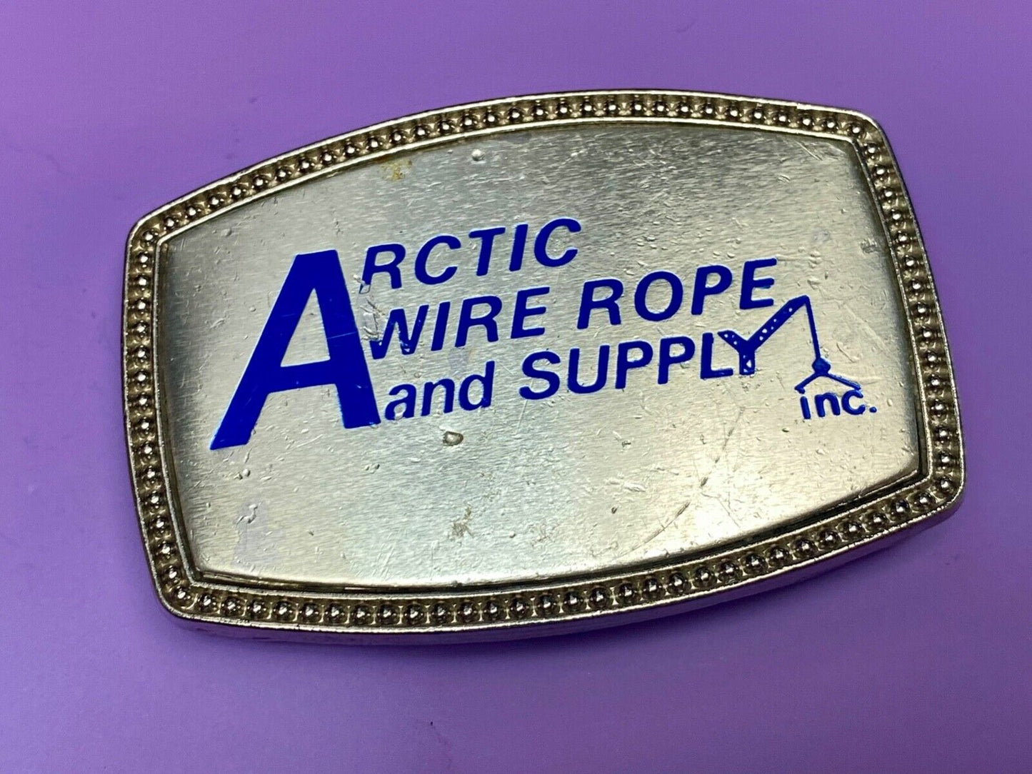 Arctic Wire rope and supply company Inc Company Alumine 4108 belt buckle