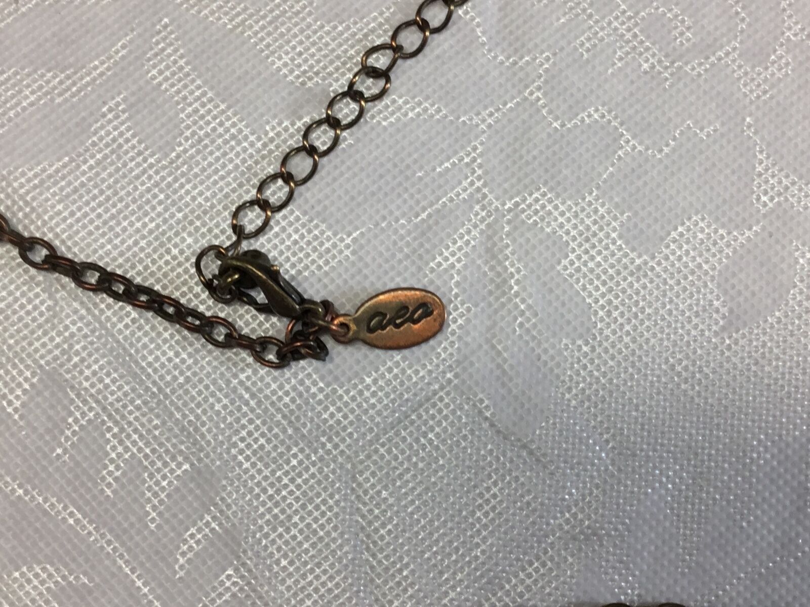 AEO huge cluster crystal? CHUNKY large necklace 