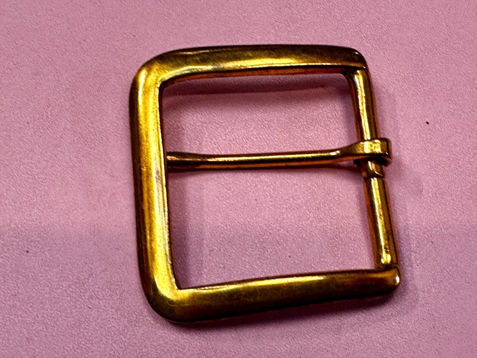 2" Wide Vintage Brass Tone Replacement Belt Buckle