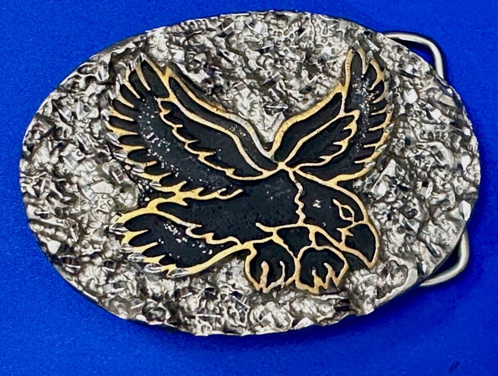 Attacking Eagle  - Native American Indian Theme belt buckle Handcrafted by SSI
