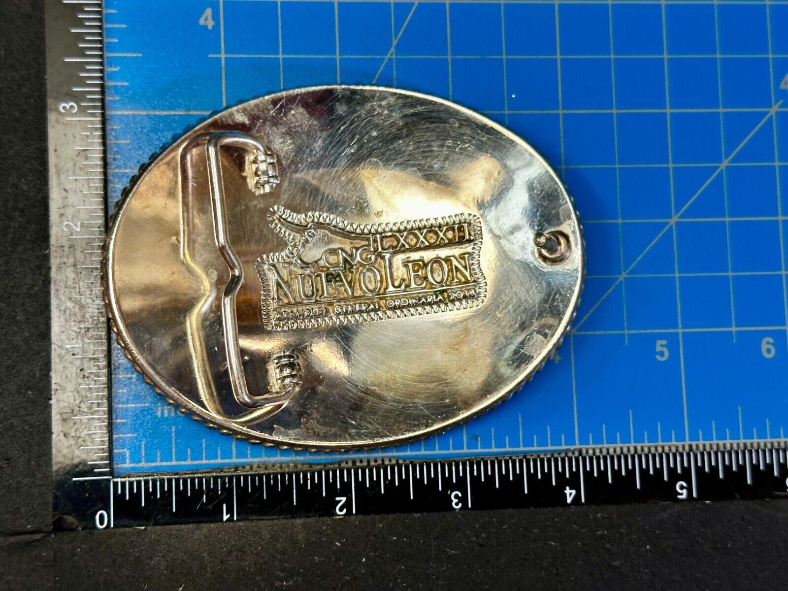 Union Ganadera Regional De Nuevo Leon Expo Series 2018 Trophy Award Belt Buckle